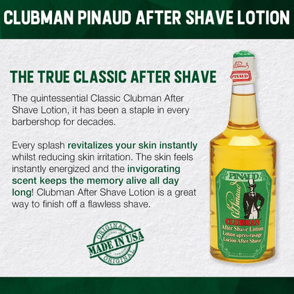 Clubman Pinaud After Shave Lotion, 12.5 Ounce