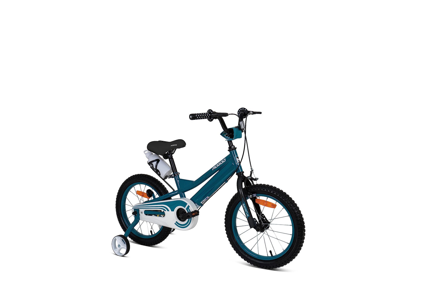 Mogoo Rayon Kids Road Bike For 2-10 Years Old Girls & Boys, Adjustable Seat, Handbrake, Reflectors, Lightweight, Gift For Kids, 12/14/16 Inch Bicycle with Training Wheels, 20-Inch with Kickstand