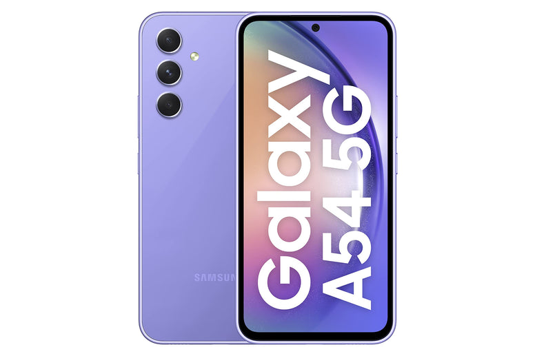 SAMSUNG Galaxy A54 5G (Awesome Violet, 8GB, 256GB Storage) | 50 MP No Shake Cam (OIS) | IP67 | Gorilla Glass 5 | Voice Focus | Without Charger, purple