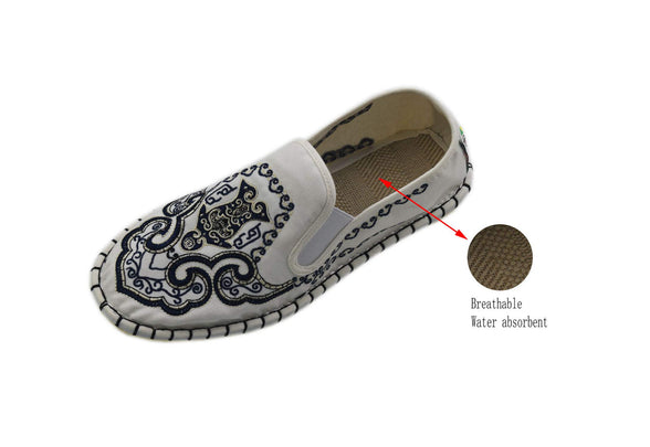 Majitangcun Old Beijing Shoes Embroidered Shoes Kung Fu Tai Chi Shoes Sports Shoes Men and Women Martial Arts Foot Protection Equipment Size 40