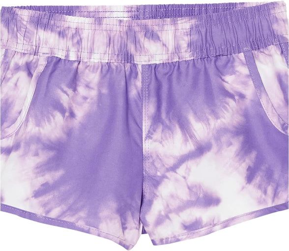 Kanu Surf Girls' Standard Isabel UPF 50+ Quick Dry Beach Elastic Waist Boardshort