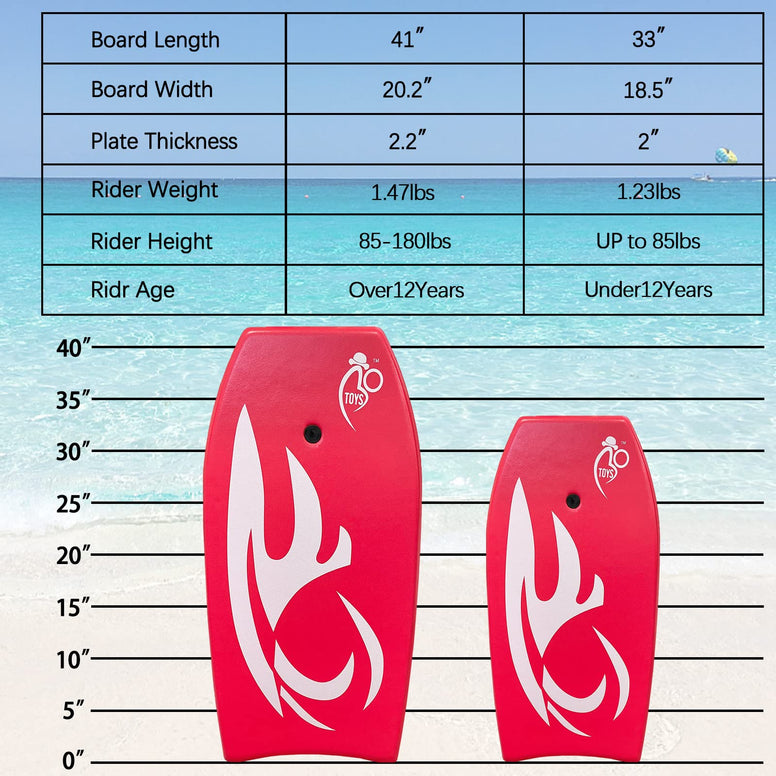 Bo-Toys Body Board Lightweight with EPS Core