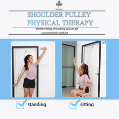 Shoulder Pulley for Physical Therapy, Door Pulley Used in Physical Therapy to Relieve Shoulder Pain and Restore The Treatment System After Surgery.