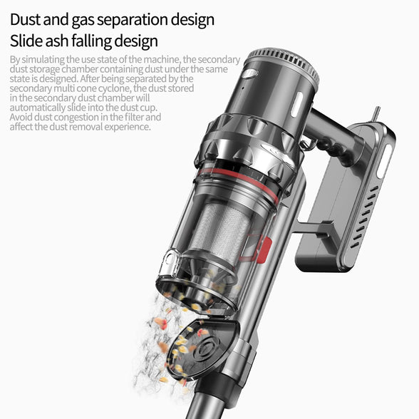Vacuum cleaner, TDOO cordless vacuum cleaner, Cyclonic Canister Vacuum Cleaner With Hepa Filter And 600W Powerful Performance For Home, Office And Car, 5 Stage Filtration
