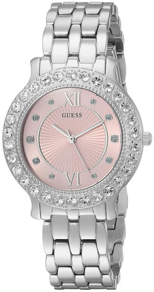 GUESS Women's Stainless Steel Crystal Watch