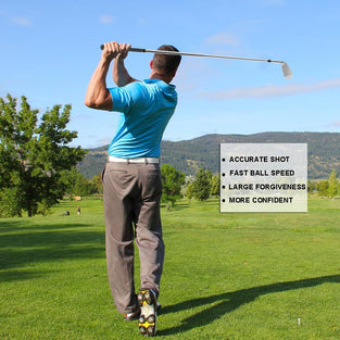 MAZEL Golf Individual Iron 1,2,3,4,5,6,7,8,9, Pitching Wedge,Sand Wedge with Steel Shafts for Right Handed Golfers