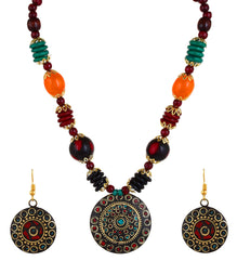 YouBella Stylish Afghani Tribal Jewellery Set for Women (multicolour)(MV-FS6S-86K3)