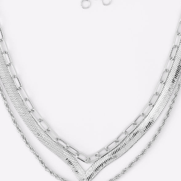 ALDO Women's Chain Necklace, Silver One Size