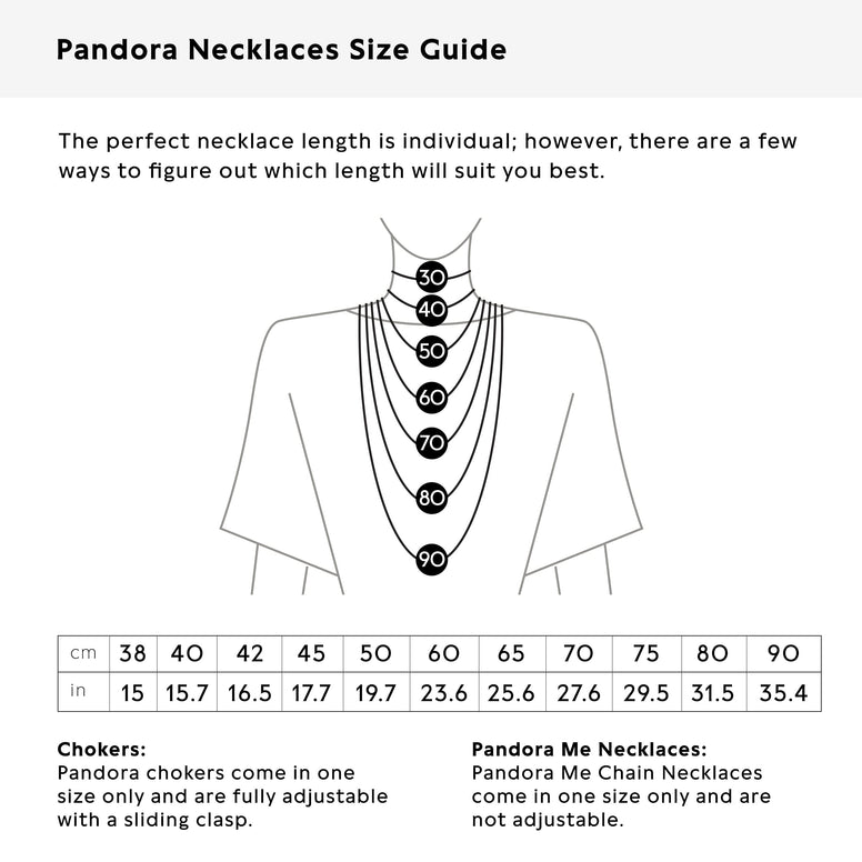 Pandora Women's 925 Silver Neckwear - 45 cm