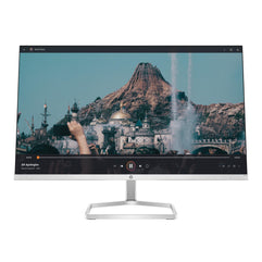 New_HP 24 Inch FHD 1080p IPS LED Anti-Glare Monitor, AMD FreeSync, 70Hz, 300 nits, HDMI & VGA Ports, Tilt (m24f) - Silver and Black (23.8 Inch)