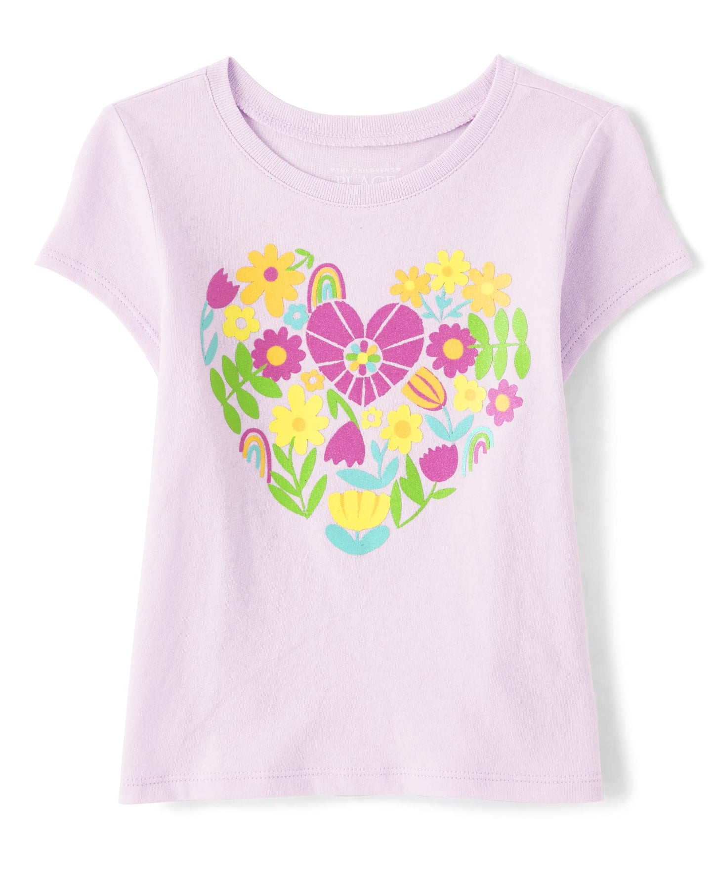 The Children's Place Baby Toddler Girls Short Sleeve Graphic T-Shirt