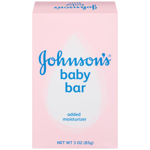 Johnson’s Baby Soap Bar Gentle for Baby Bath and Skin Care, Hypoallergenic, 3 oz