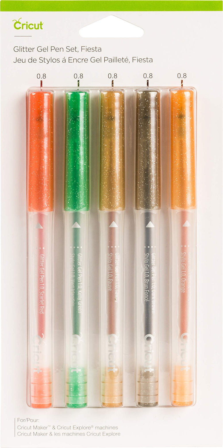 Cricut 2005020 Glitter Gel Fiesta Pen Set Assorted