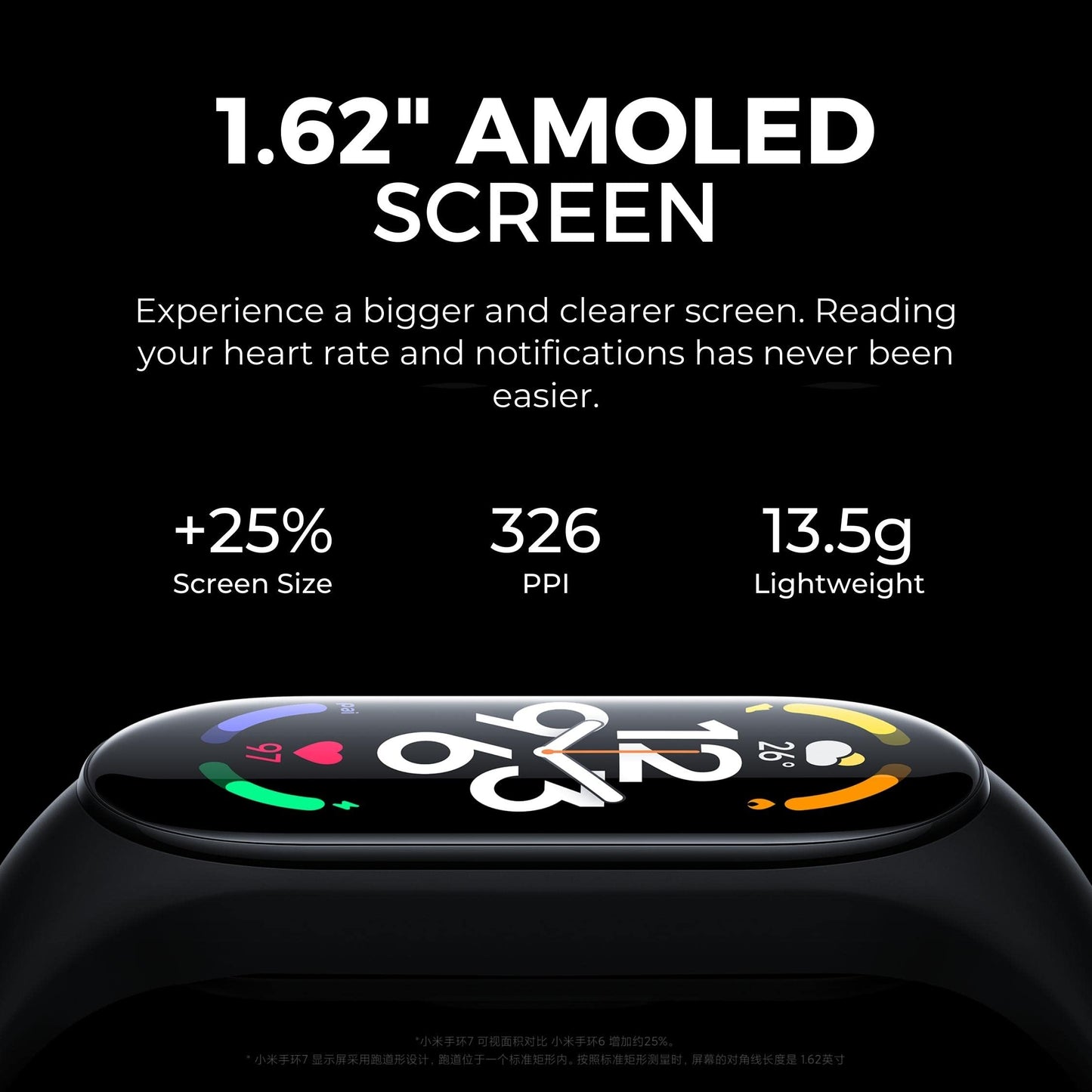 Xiaomi Mi Band 7 Smart Bracelet 6 Color AMOLED Screen Miband Blood Oxygen Fitness Traker Bluetooth Waterproof CN version, black, Band7