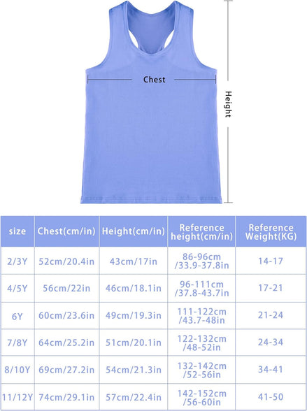 3 Pieces Girls Dance Tank Top Racerback Crop Tank Top Sleeveless Dance Top for Ballet Gymnastics Dancewear