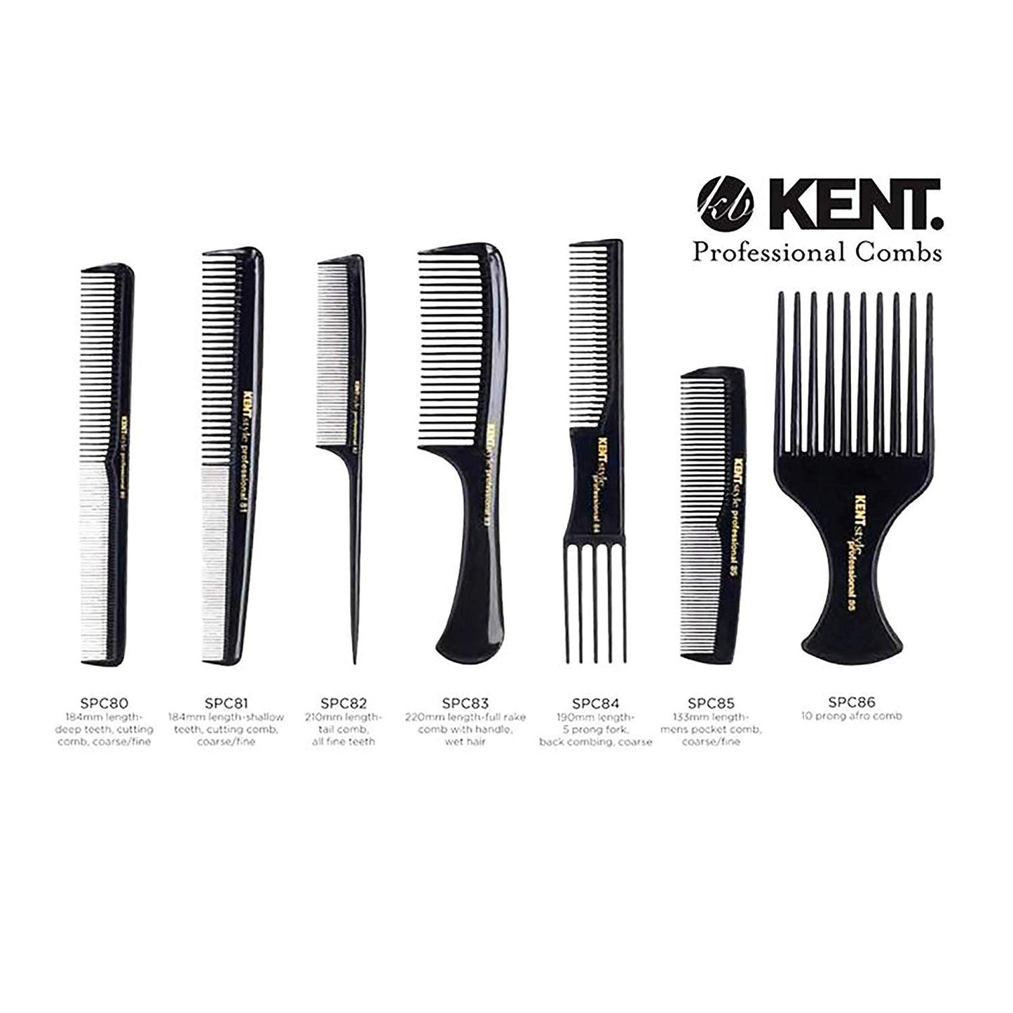 Kent Professional Afro Comb Spc 86