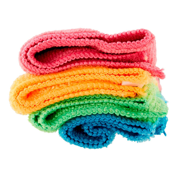Vileda Microfibre Colors XL - 100% Microfibre Cloth, Absorbent, Hygienic, Versatile, Durable & Washable - 4 pcs