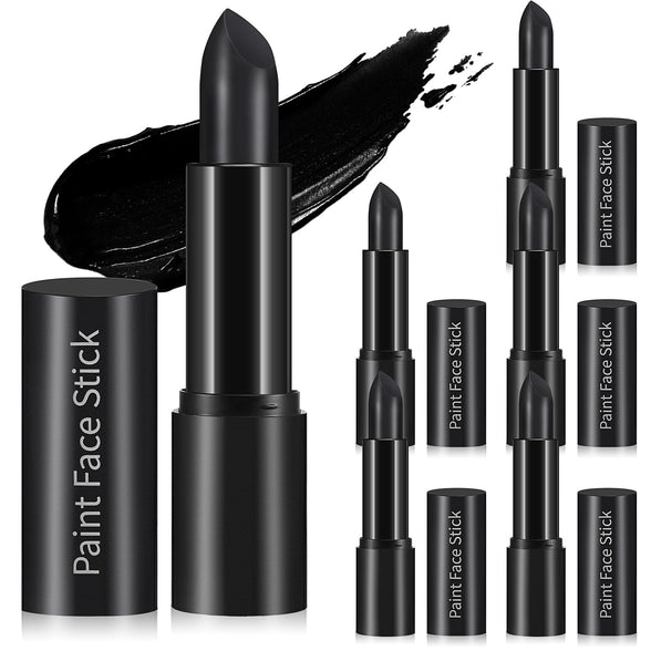 6 Pcs Football Eye Stick Sports Stick Black Paint Face Stick for Softball Baseball Face Body Black Makeup Cosplay Eyeblack Tube for Athletes Costume Sports Parties