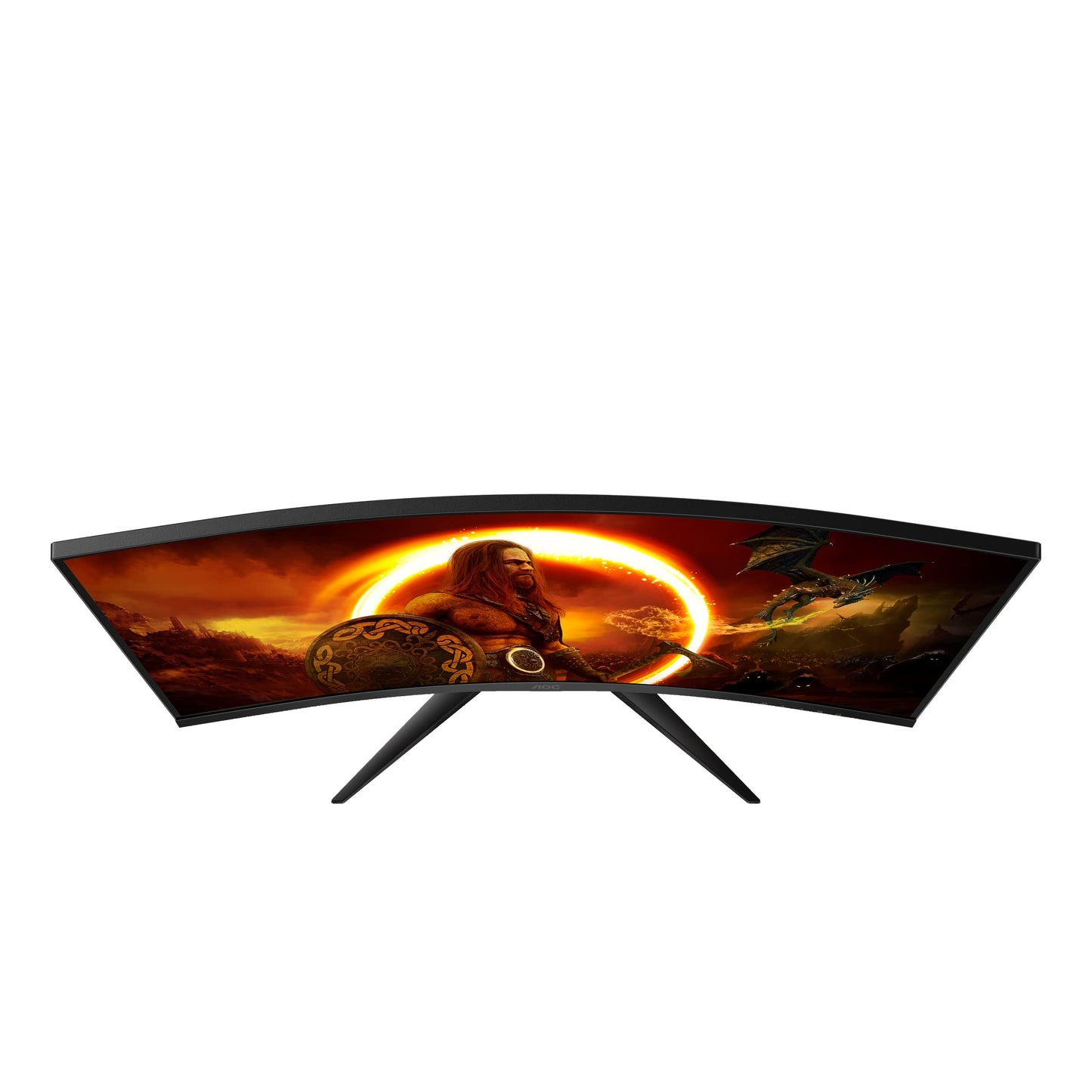 AOC C32G2ZE 32" Curved Frameless Gaming Monitor, Full HD 1920x1080, VA, 0.5ms 240Hz, AMD FreeSync Premium, DP/HDMI/VGA, VESA, 3-3-1 Re-Spawn Program, Xbox PS5 Switch,Black