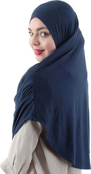 Avanos Easy Wear Soft Hijab for Women, Instant Hijab Long Scarf, Jersey Turbans Prayer Muslim Abayas Dress Clothes Jilbab