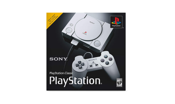 Sony PlayStation Classic With 120 Pre-Loaded Games With Controllers