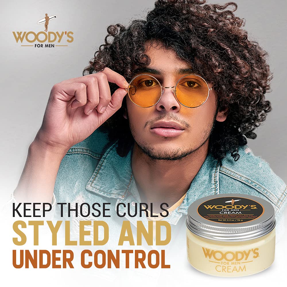 Woodys Flexible Styling Cream For Men - 3.4 Oz