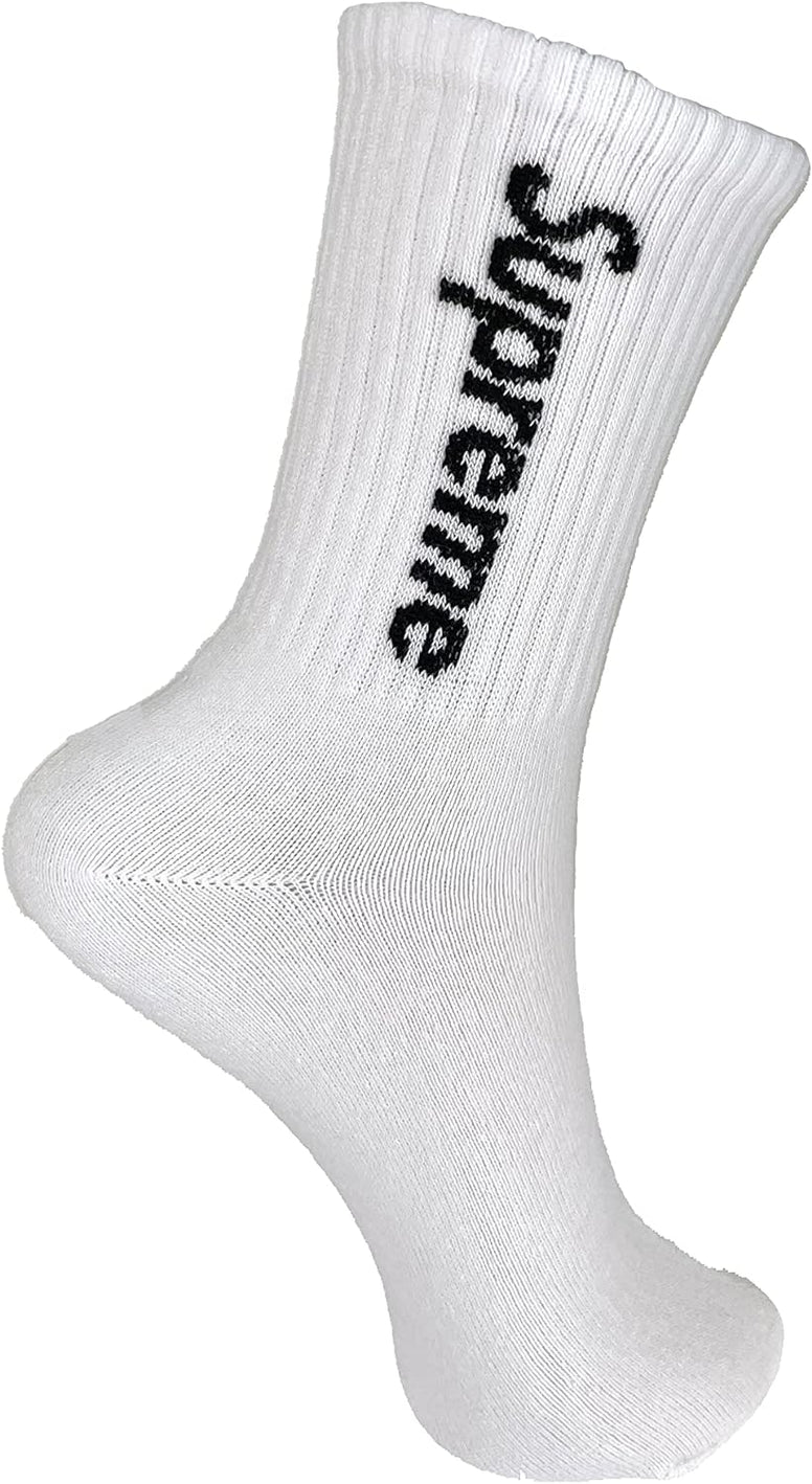 SickSock Funny White Gym Socks