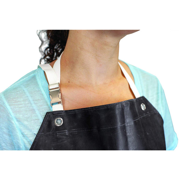 SAFE HANDLER Apron | Smooth Finish to Prevent Growth, Comfortable, Easily Adjustable, Waterproof Material