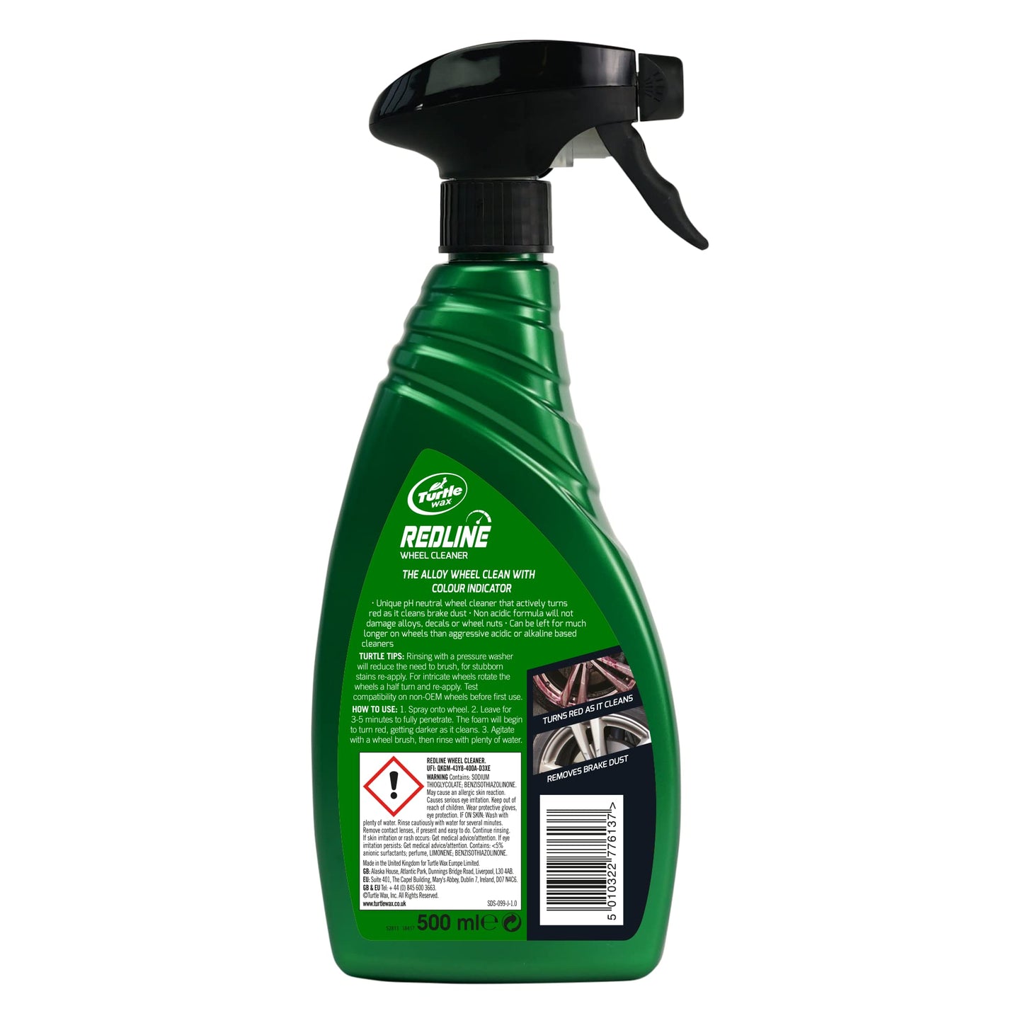 Turtle Wax FG7725 RedLine Wheel Rim Cleaner 500ml