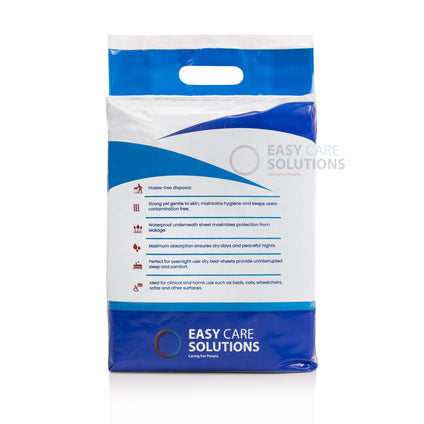 EASY CARE SOLUTIONS | Disposable Incontinence Bed Pads | 60 x 90 cm Pack of 20