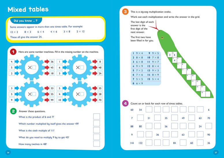 Times Tables Ages 7-11: Ideal for Home Learning