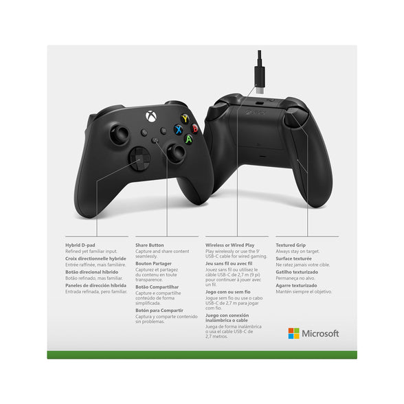 Xbox Wireless Controller + USB-C Cable (Xbox Series X/S)