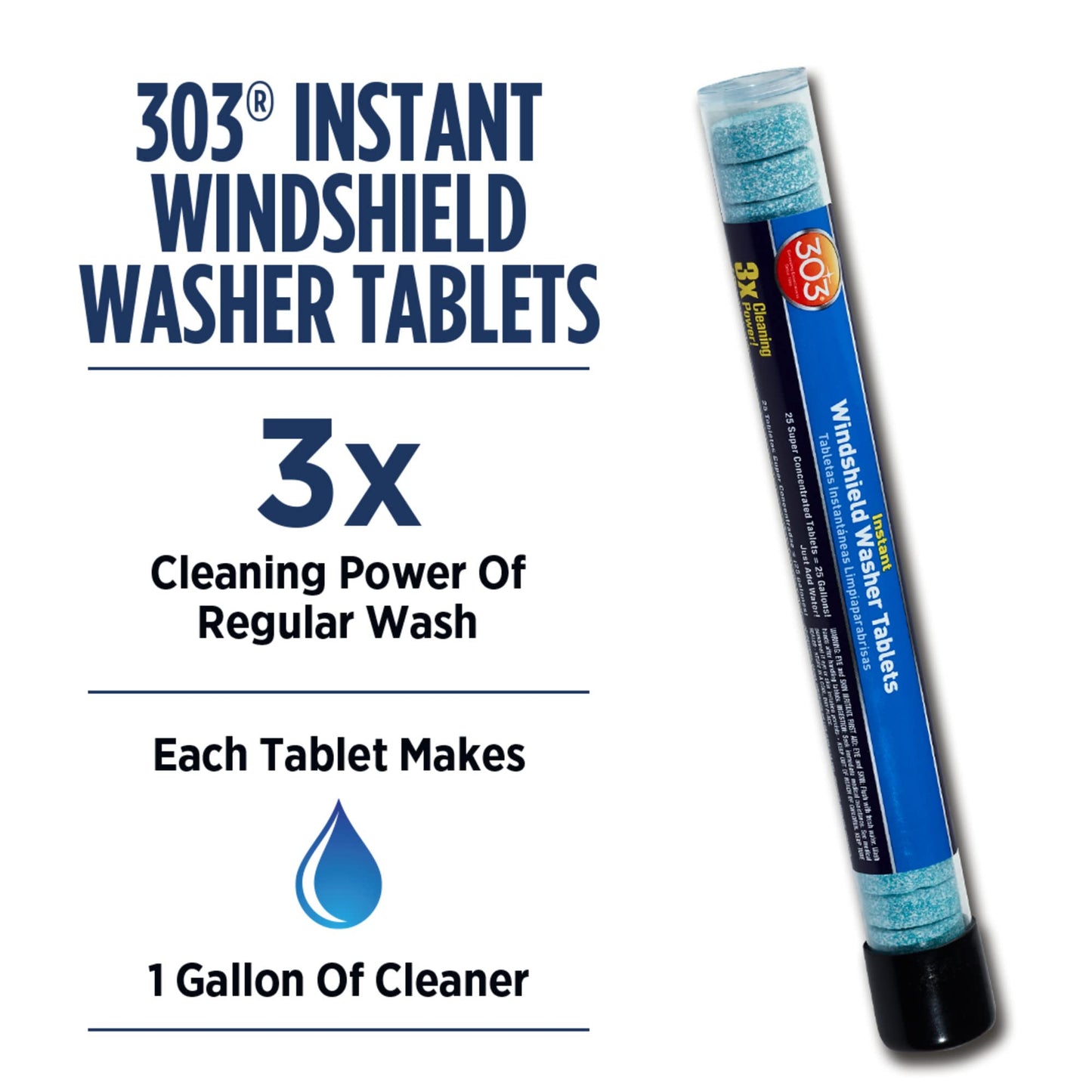 303 Instant Windscreen Washer Tablets