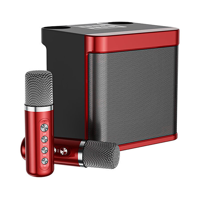 Karaoke Machine for Adults and Kids, Portable Bluetooth Karaoke Speaker with 2 Wireless Microphones PA Speaker System for ndoor Outdoor Party, Family Party Singing