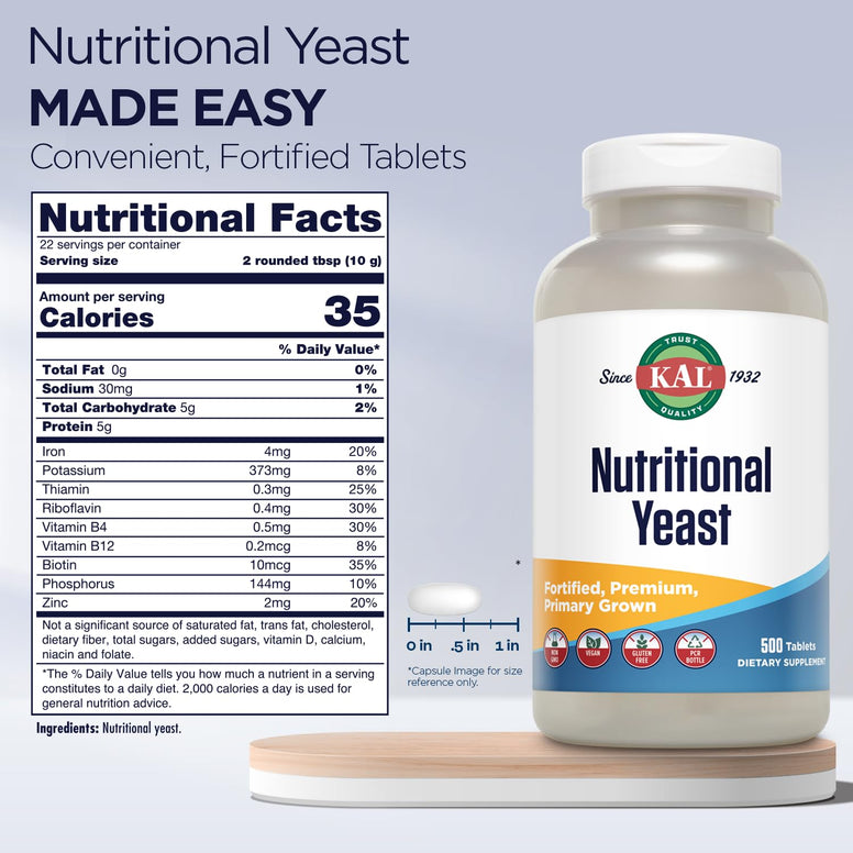 Kal - Nutritional Yeast 500 Tablets