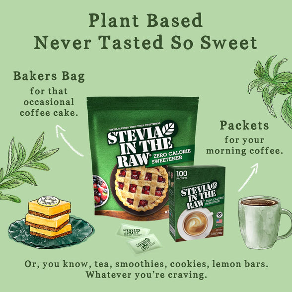 Stevia In The Raw Zero Calorie Sweetener 100g