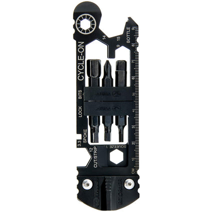 True Utility Cycle-On - 30-Tools-in-1 Slimmest Tool Kit For Your Bike