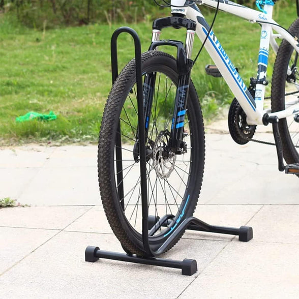 Nyganmelloz Bicycle Ground Stand, Detachable Bike Rack/Bike Floor Stand/Maintenance Rack，For Indoor And Outdoor Ground Support Of All Bike Mountain And Road Bikes