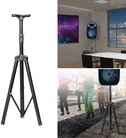 Wownect Projector Tripod Stand, Portable Projector Stand Adjustable Height 40" to 71" Multipurpose Laptop Stand with Phone Holder for Outdoor Movies, Office, Home, Stage with Mount Bracket & Rack Tray