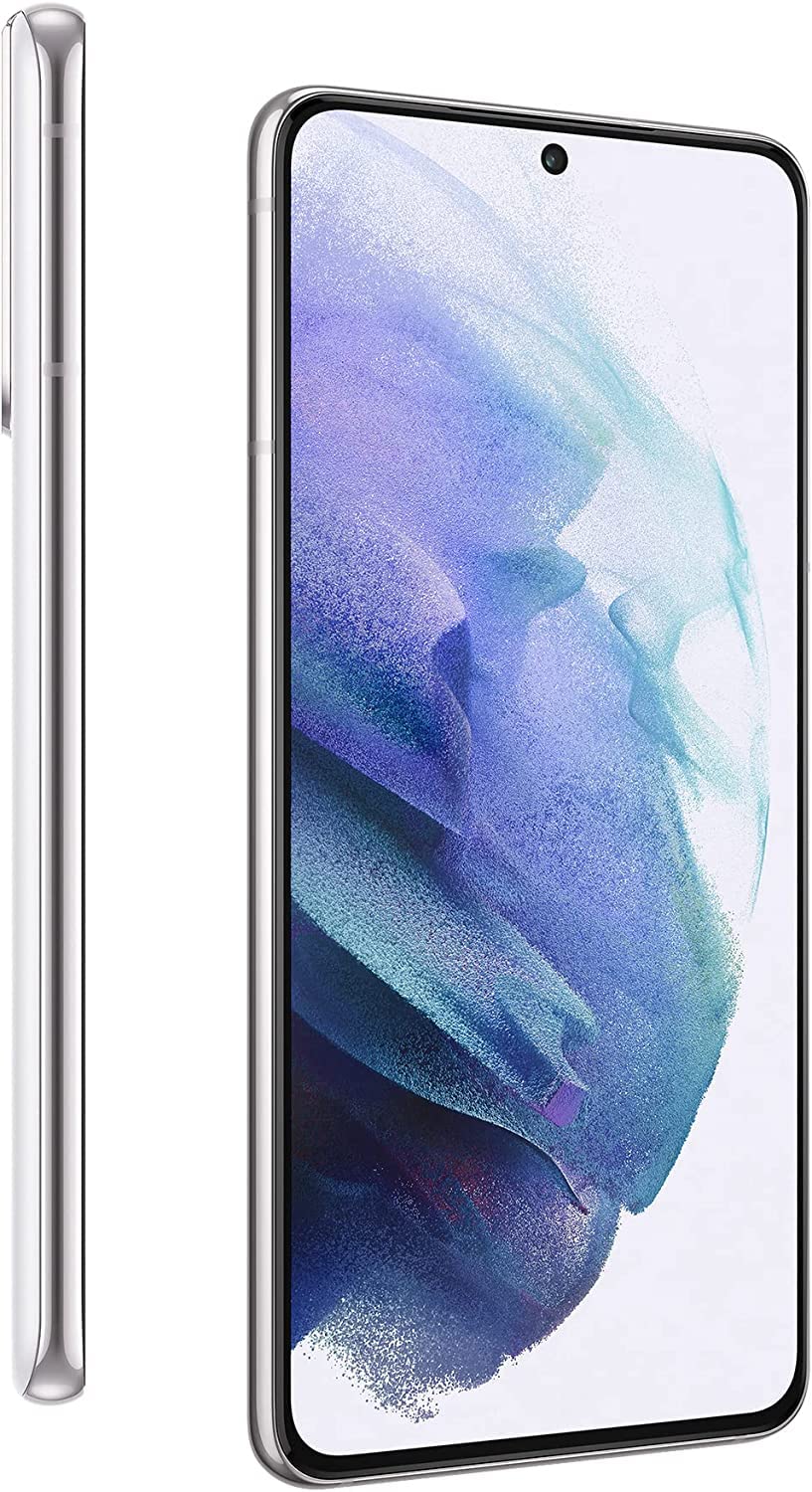 Samsung Galaxy S21 5G Smartphone SIM Free Android Mobile Phone Phantom White 128GB (UK Version)