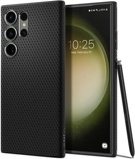 Spigen Liquid Air designed for Samsung Galaxy S23 ULTRA case cover (2023) - Matte Black