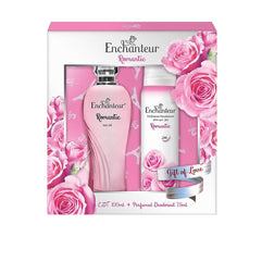 Enchanteur EDT & Perfumed Deodorant Giftpack- Romantic, Gift Of Love, 175 ml