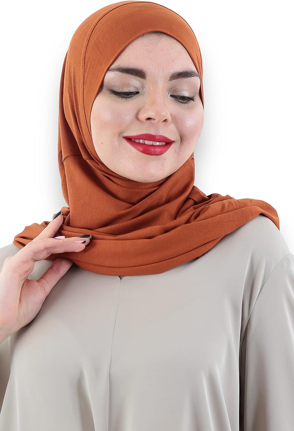 Avanos Easy Wear Soft Hijab for Women, Instant Hijab Long Scarf, Jersey Turbans Prayer Muslim Abayas Dress Clothes Jilbab