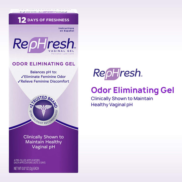 RepHresh Vaginal Gel, 0.07 Oz, 4 Count