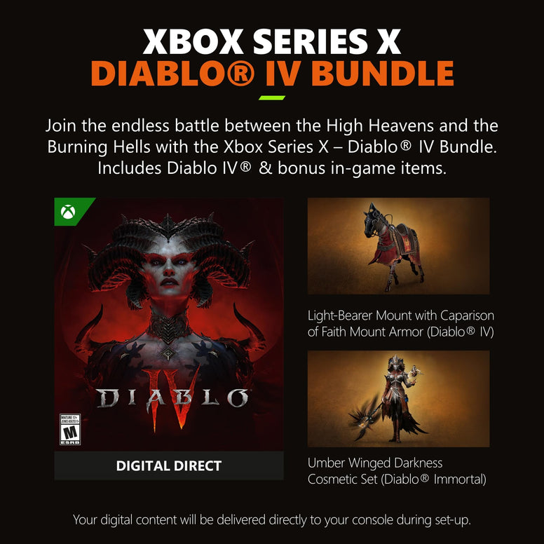 Microsoft Xbox Series X - Diablo IV Bundle (UAE Version)