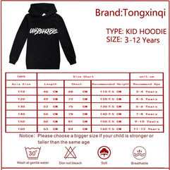 Kids Un-Speakable Hoodie Pullover Hoodies Hooded Game Sweatshirt for Boys Girls Fashion Anime Sport Shirt Top