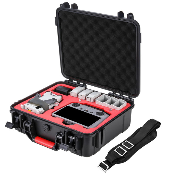 Skyreat Mini 4 Pro Hard Case, Waterproof Hard Shell Storage Bag, Travel Carrying Case for DJI Mini 4 Fly More Combo with DJI RC 2 Controller Drone Accessories