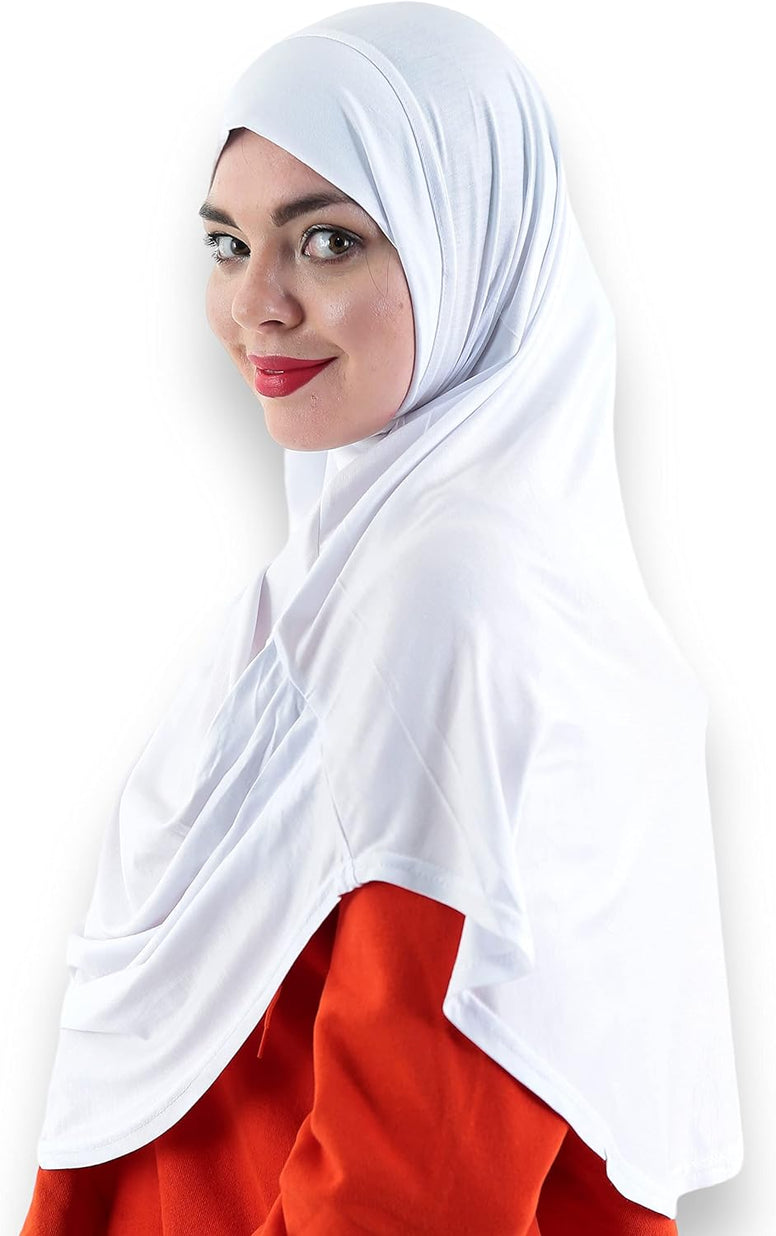 Avanos Easy Wear Soft Hijab for Women, Instant Hijab Long Scarf, Jersey Turbans Prayer Muslim Abayas Dress Clothes Jilbab