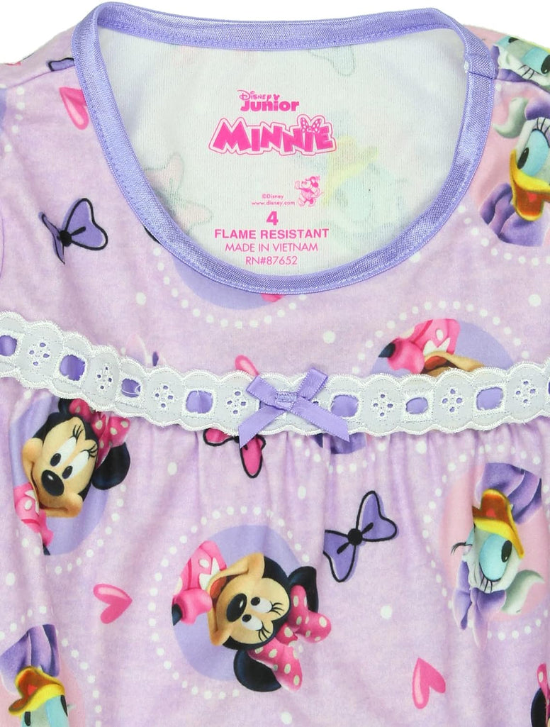 Disney Minnie Mouse Toddler Girls Granny Gown Nightgown