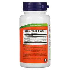 Now Foods Chlorophyll 100mg 90 Veg Capsules